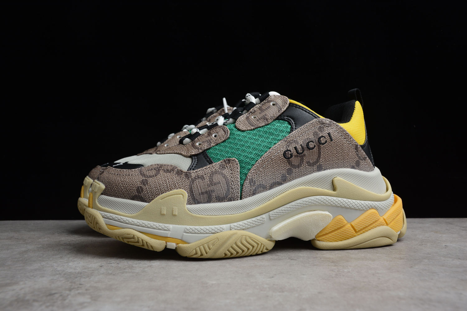 Gucci x Bal**ci*ga Beige-GG & Green 