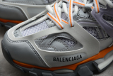 Bal**ci*ga Track SneakerGray Orange Pink Silver ECBL961829B