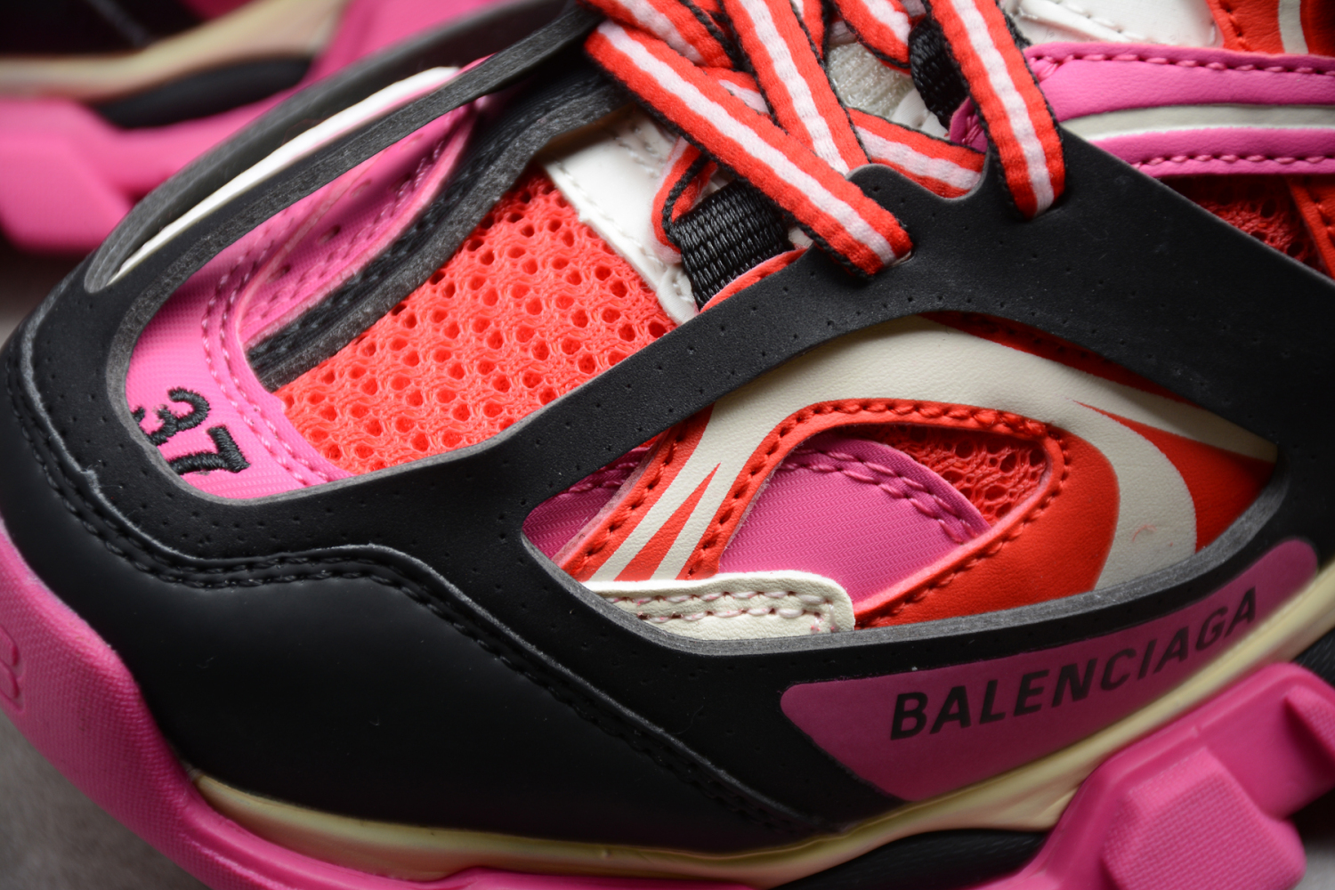 Bal**ci*ga SNEAKER TESS.S.GOMMA RED ECBA8228230