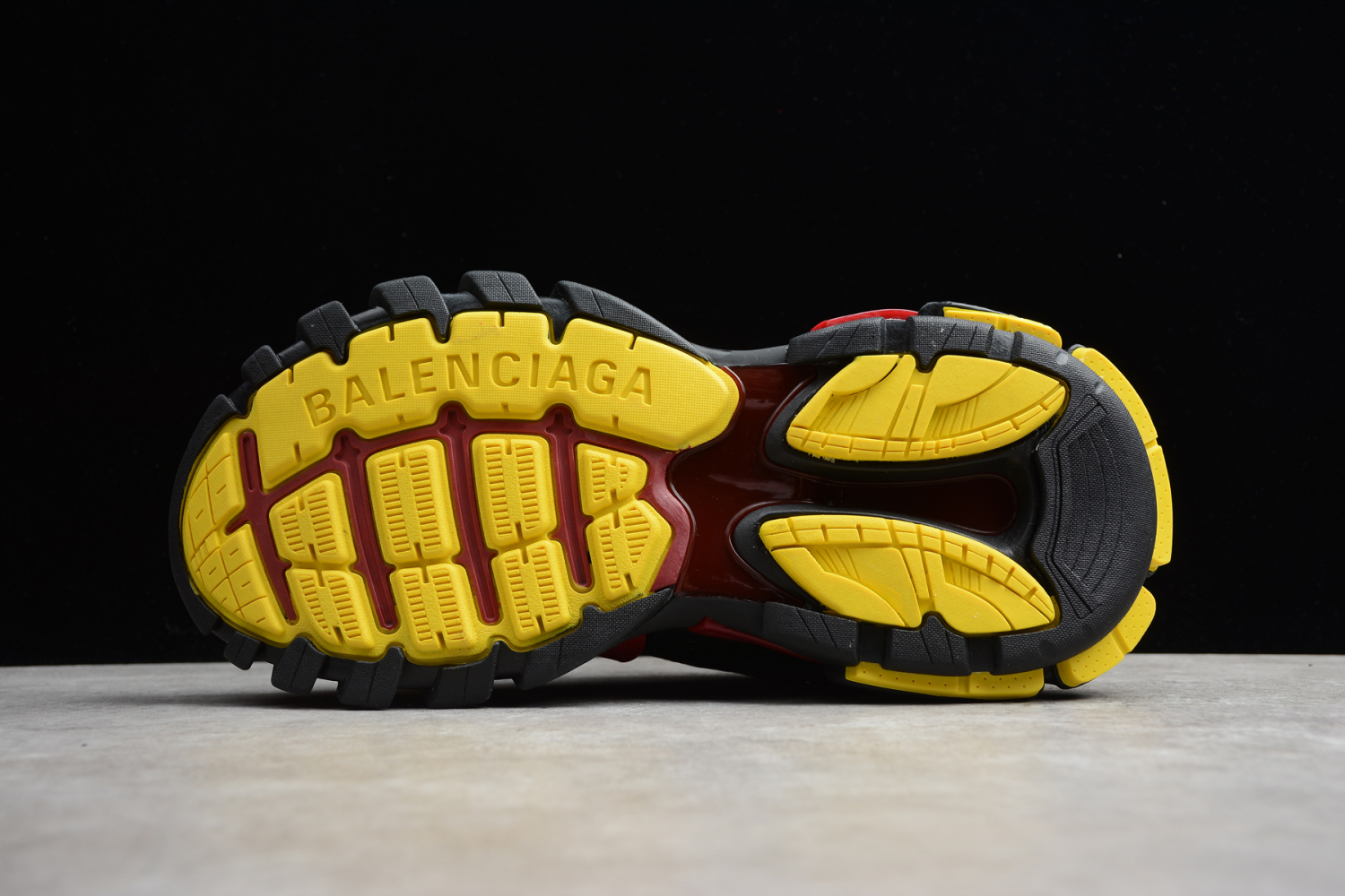 Bal**ci*ga 3.0 Triple S Sneaker Wine Red Black ECBA8002832