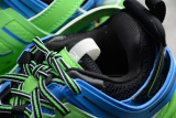 Bal**ci*ga 3.0 Triple S Sneaker Shoe Blue Green ECBA8002230