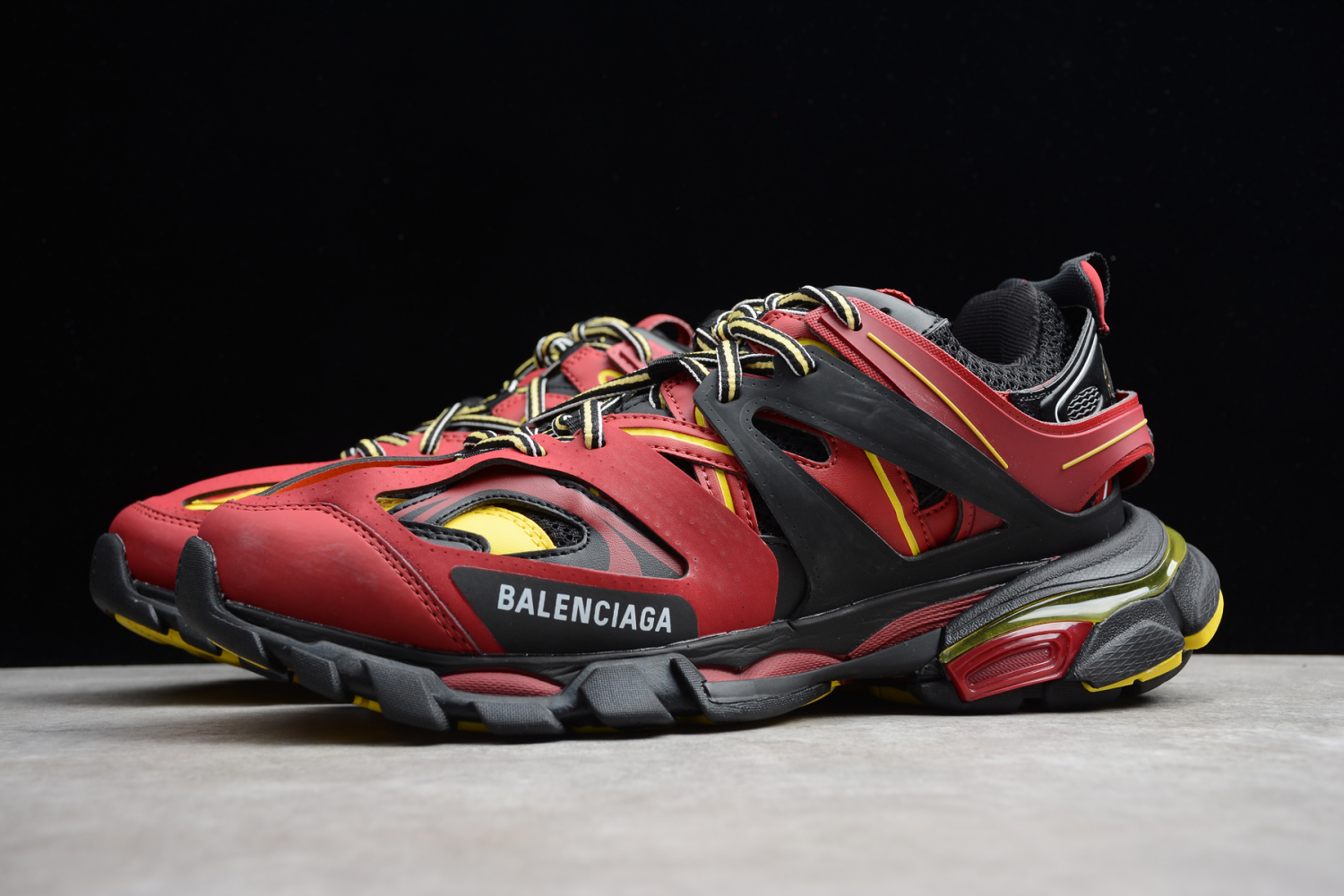 Bal**ci*ga 3.0 Triple S Sneaker Wine Red Black ECBA8002832