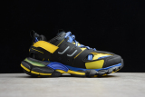Bal**ci*ga Track Sneaker Black yellow blue  ECBA8168583