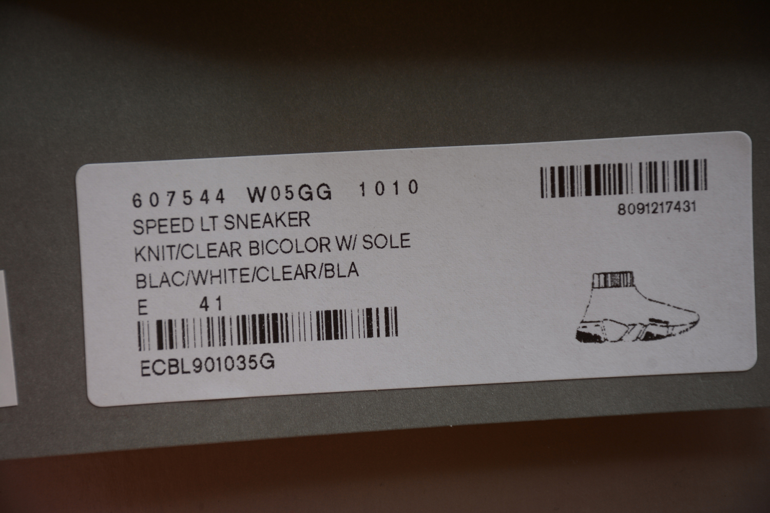 BLCG Speed Sneaker  ECBL901035G