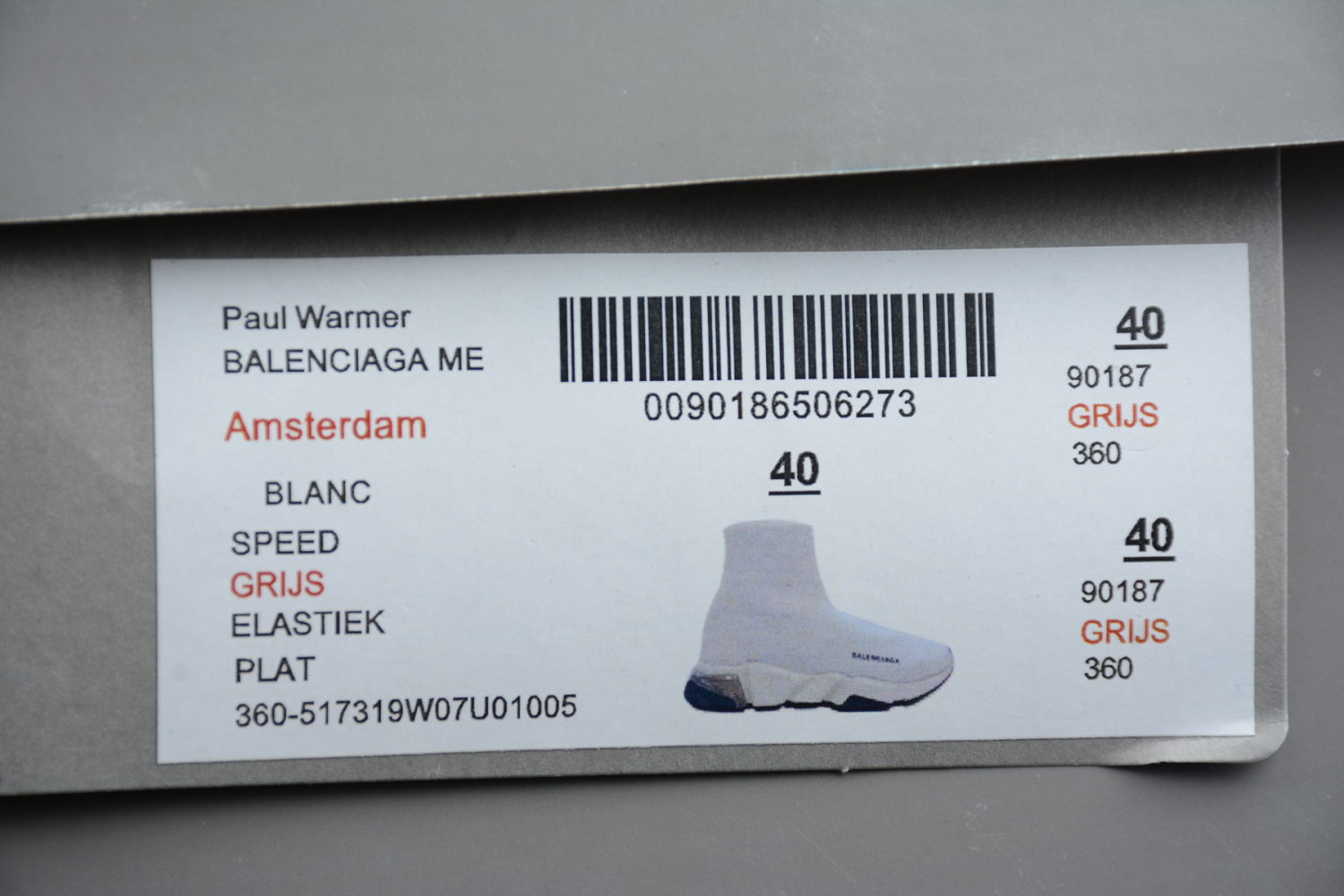 BLCG Speed Sneaker  White 10