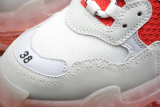 Bal**ciaga men's sneakers, white and red soles-hps fashion  ECBA800616H