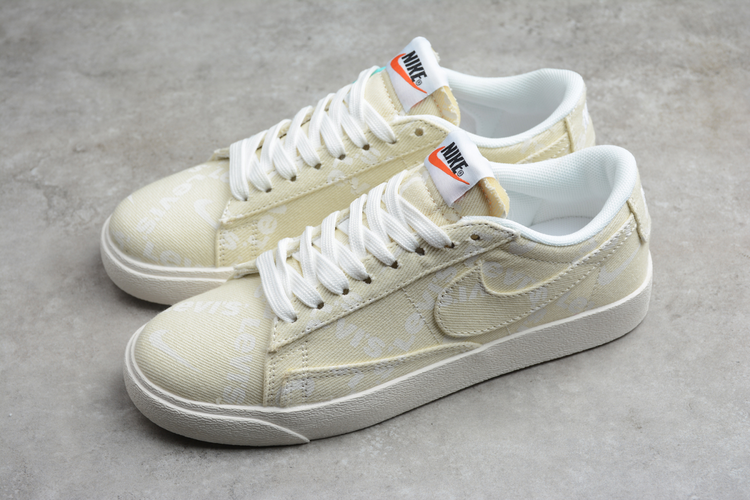 Levis x Nike Blazer Low Beige White BQ4808-004
