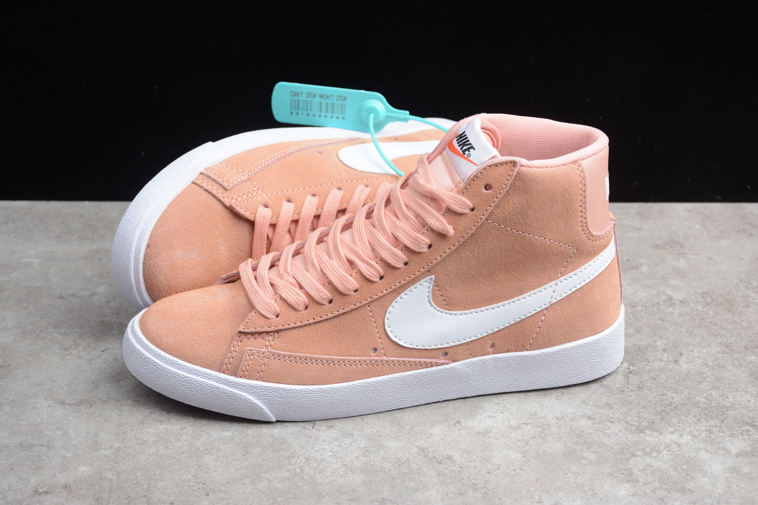 Newest Nike Blazer Mid QS HH Pink White AV9367-602