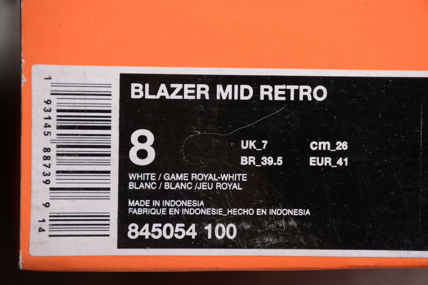 Nike Blazer Mid Retro | White | Sneakers | 845054-100