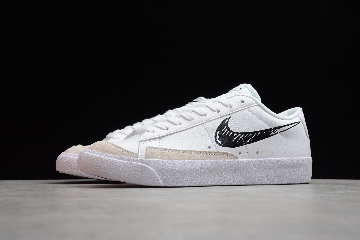 Nike Blazer Low 77 Sketch White Black On Sale DM7819-100