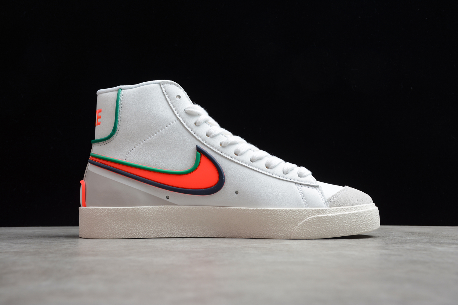 Nike Blazer Mid QS HH White LT Water Red Dark Blue 853508