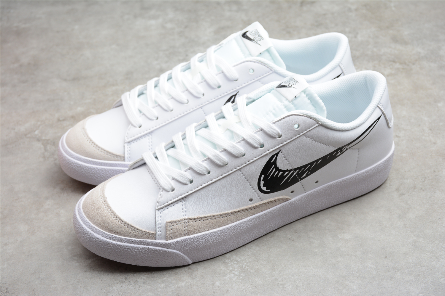 Nike Blazer Low 77 Sketch White Black On Sale DM7819-100
