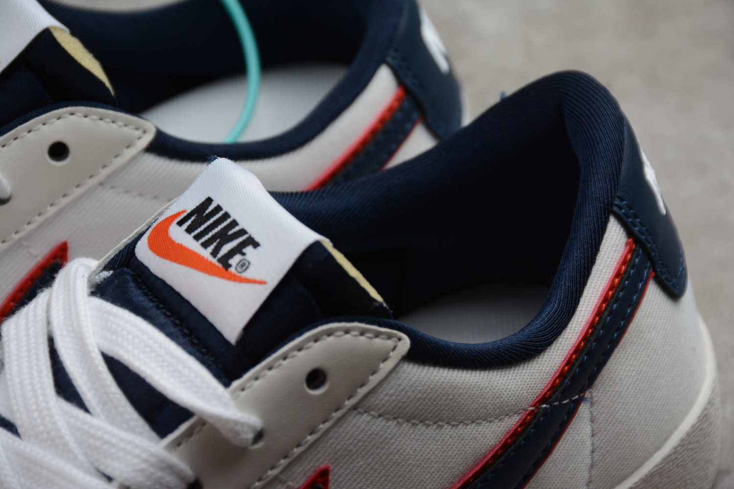 Nike Blazer Low LX White Blue Red Casual Shoes CF8303-100