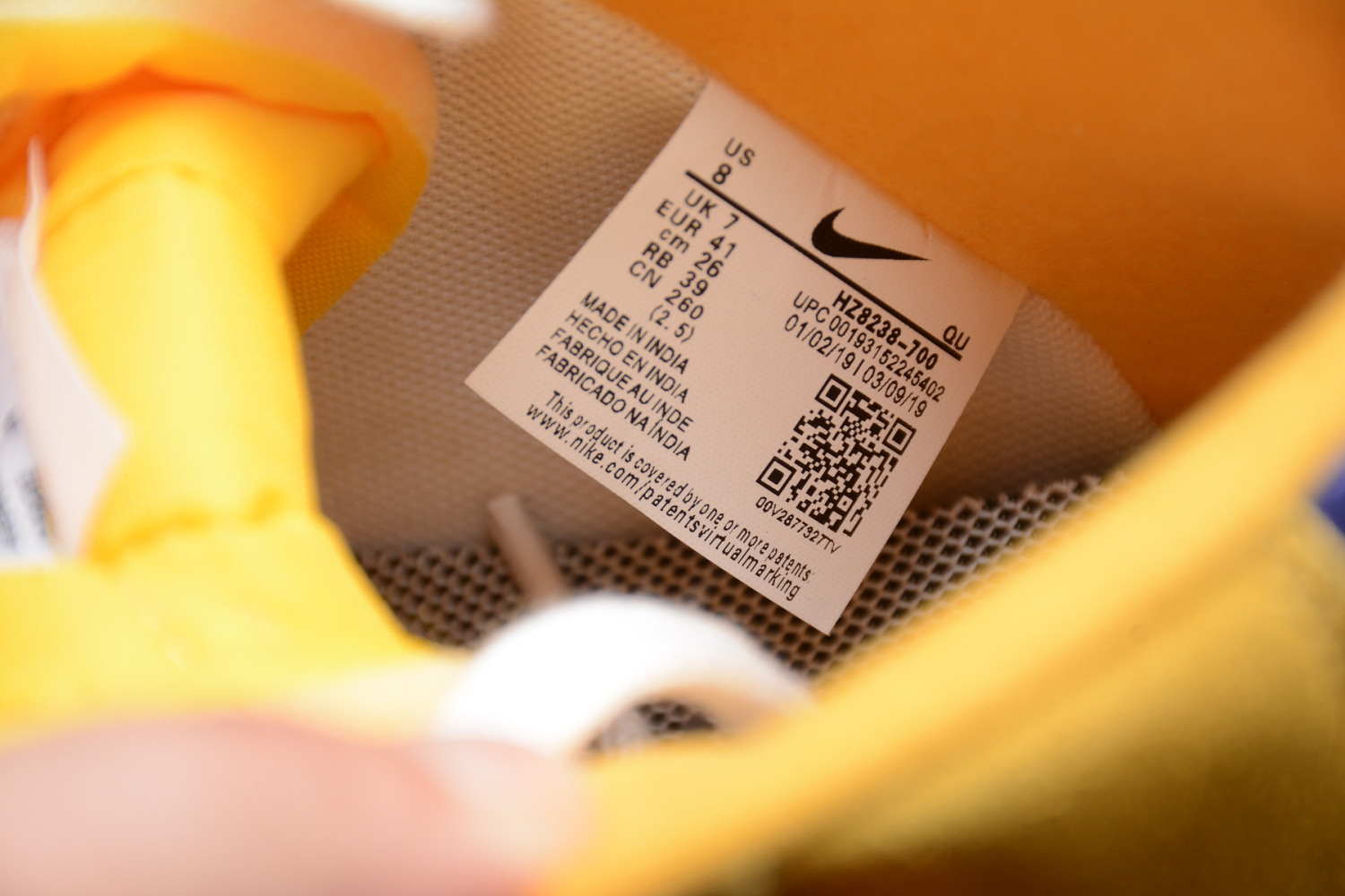 Sale Nike Blazer Mid Yellow/Purple Suede Shoes HZ8238-700