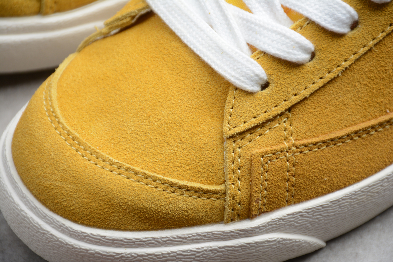 Sale Nike Blazer Mid Yellow/Purple Suede Shoes HZ8238-700
