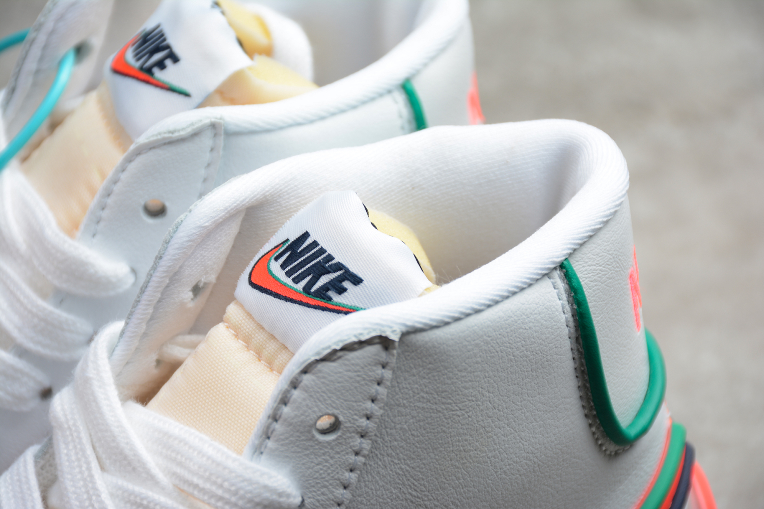 Nike Blazer Mid QS HH White LT Water Red Dark Blue 853508