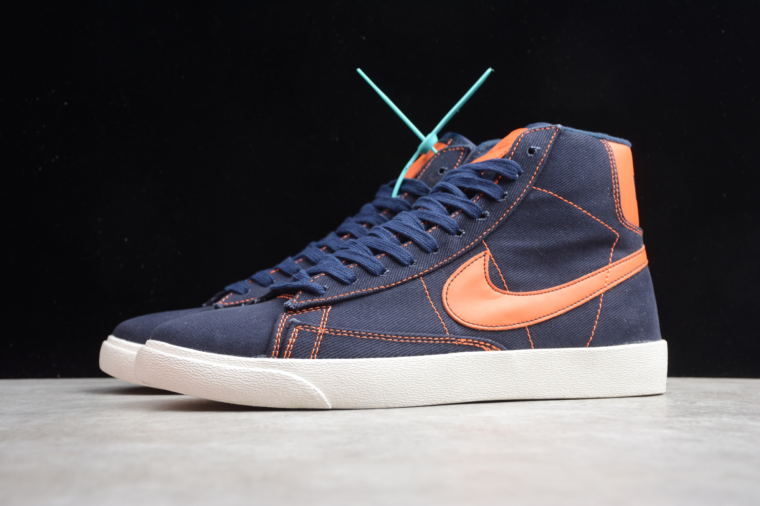 Nike Mid QS HH Dark Blue Orange LJ6809-006A