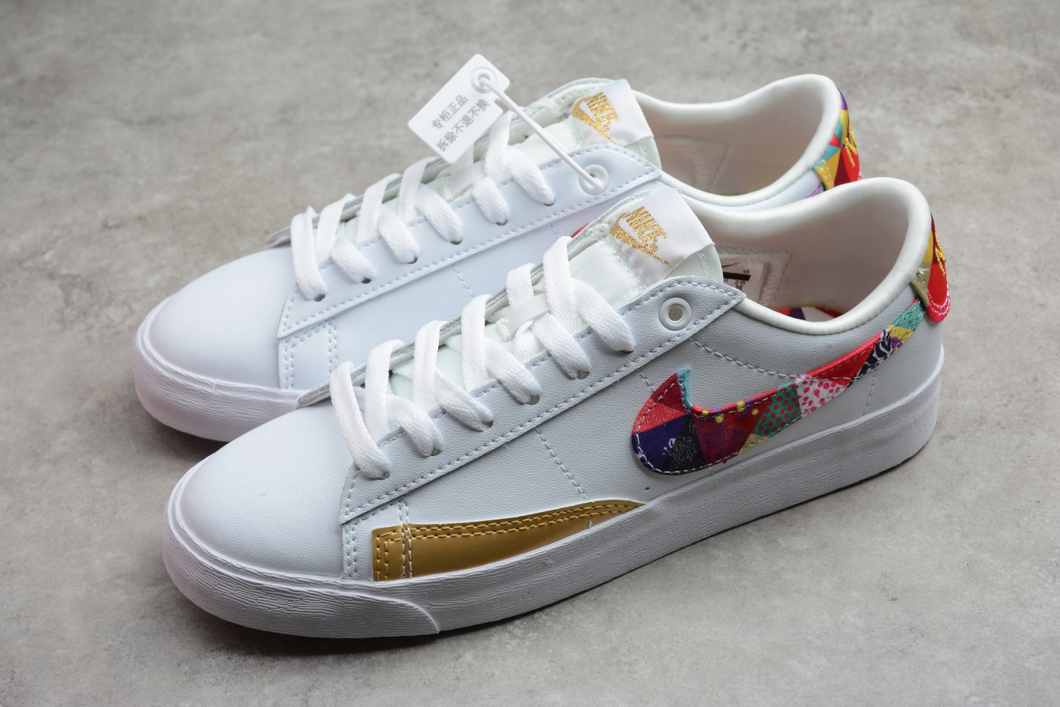 Nike Blazer Low CNY White Red Gold BV6655-116