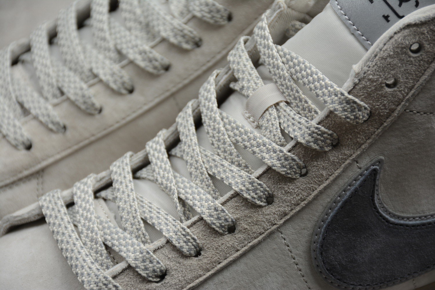 Reigning Champ x Nike SB Zoom Blazer Mid Light Grey Deep Grey Reflective 371761 009