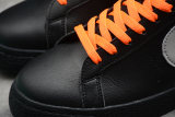 Nike Blazer Mid SB PRM Black Grey Orange Shoes CJ6983-105