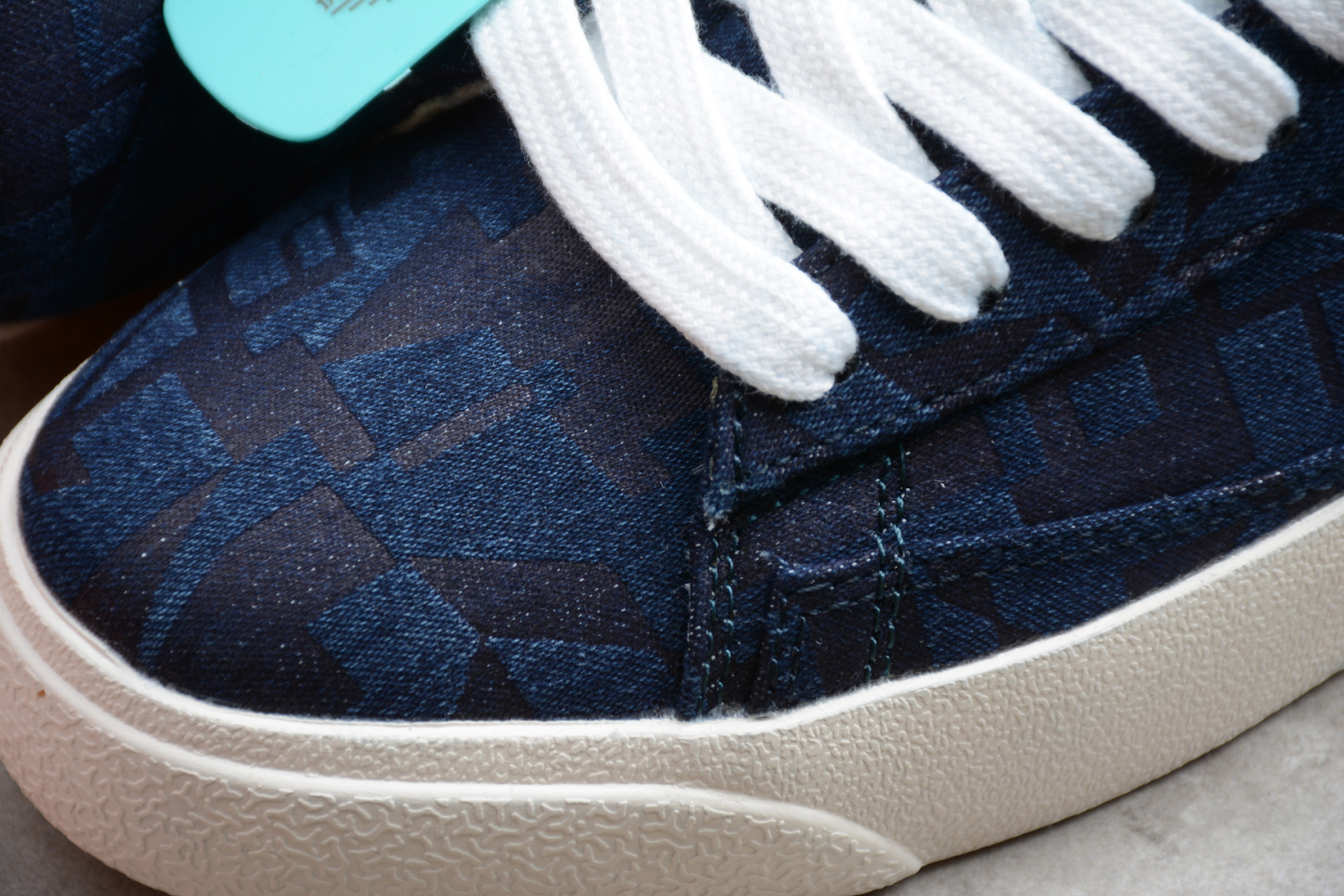 Nike Blazer Mid Dark Blue Oil Cloth AV9372-005