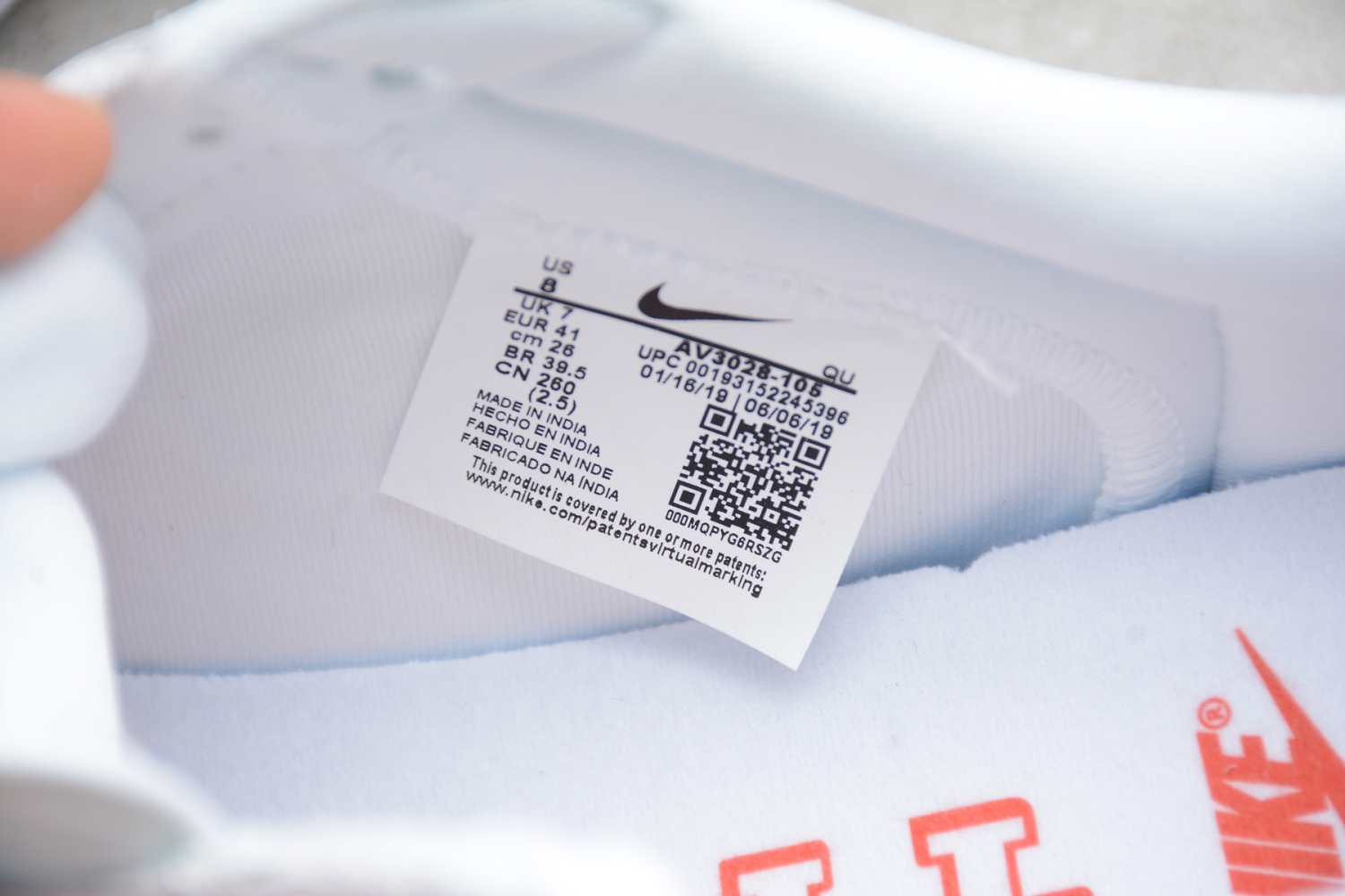 Nike Blazer Low QS HH Sail White Black AV3028-105