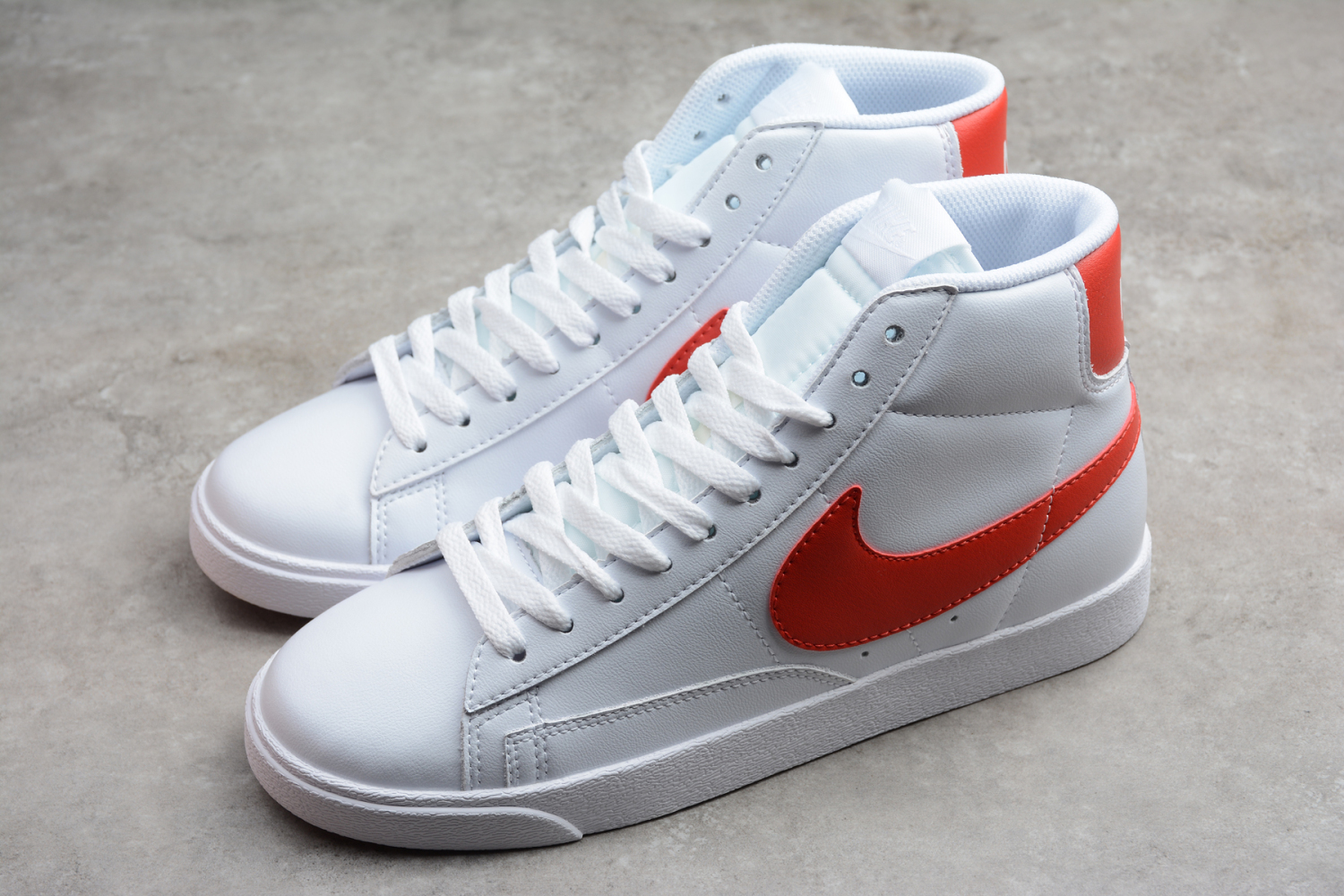 Nike Blazer Mid Vintage Suede White/Habanero Red 917862-109