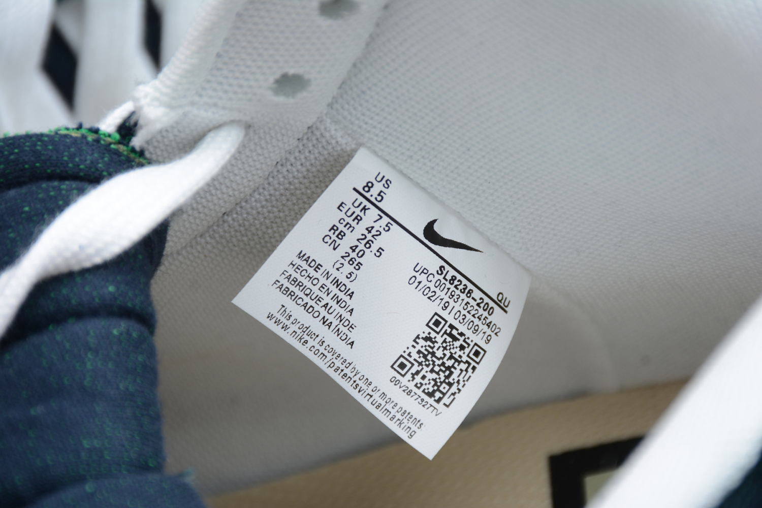 Nike Blazer Mid SB QS HH Dark Blue White SL8236-200