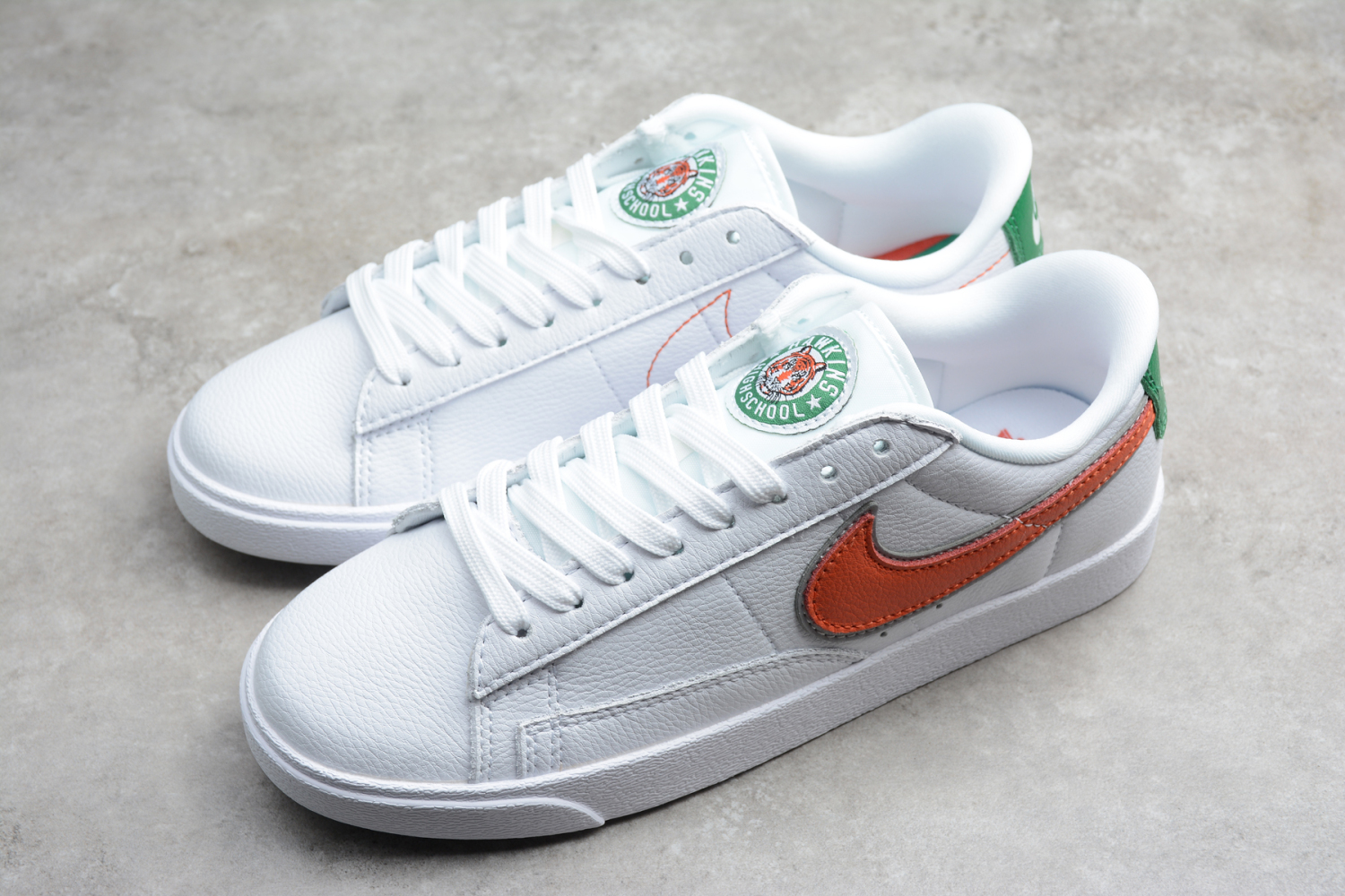 Nike Blazer Low QS HH White Cosmic Clay Pink Green AV3028-100