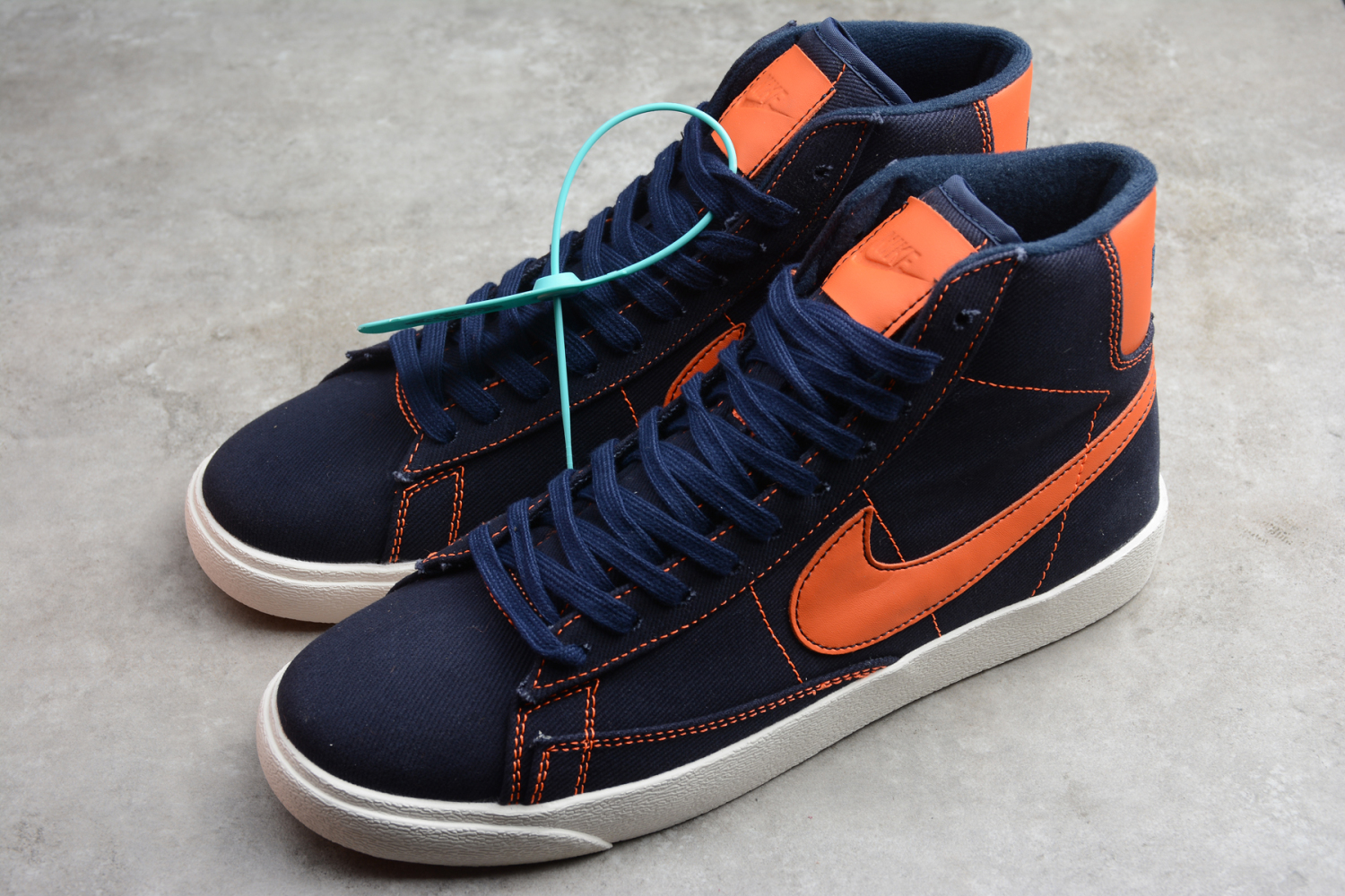 Nike Mid QS HH Dark Blue Orange LJ6809-006A