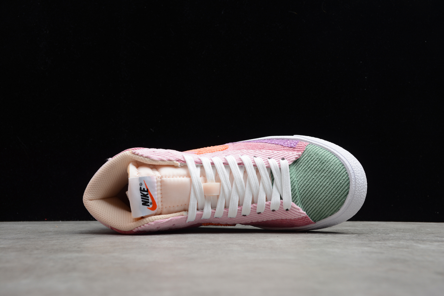 Nike Blazer Mid 77 VNTG Green Burgundy Orange CT0715-683