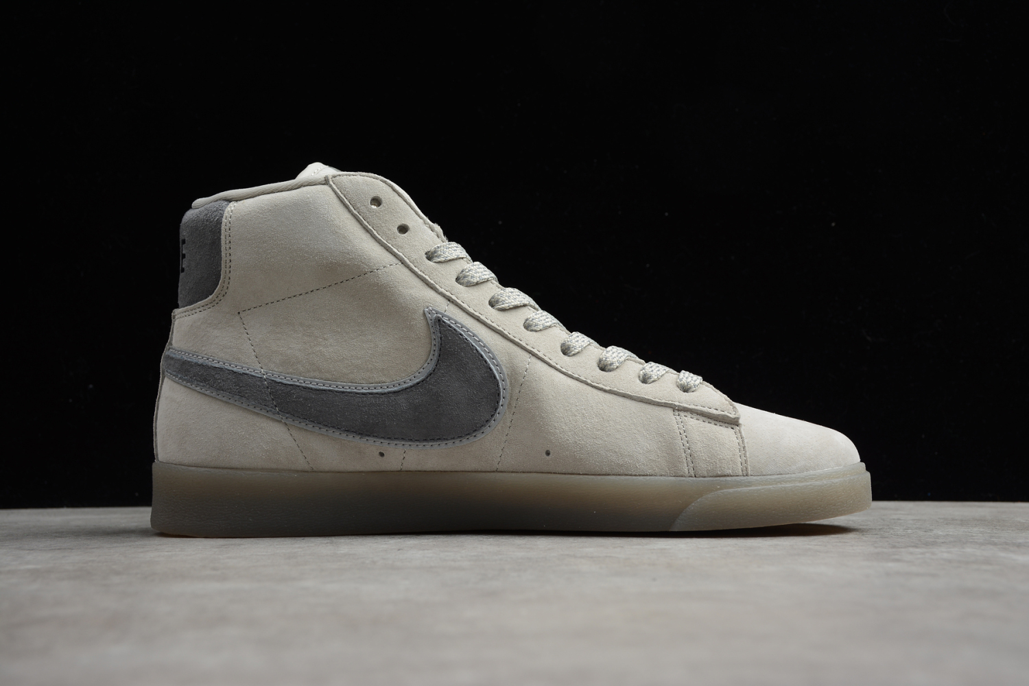 Reigning Champ x Nike SB Zoom Blazer Mid Light Grey Deep Grey Reflective 371761 009