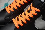 Nike Blazer Mid SB PRM Black Grey Orange Shoes CJ6983-105