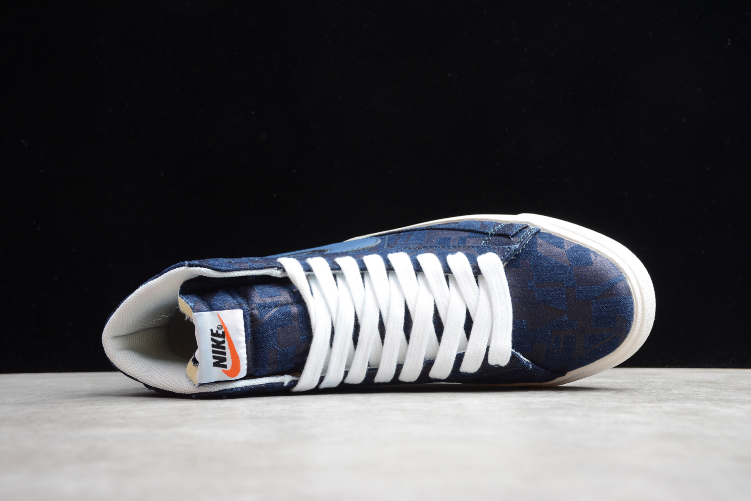 Nike Blazer Mid Dark Blue Oil Cloth AV9372-005