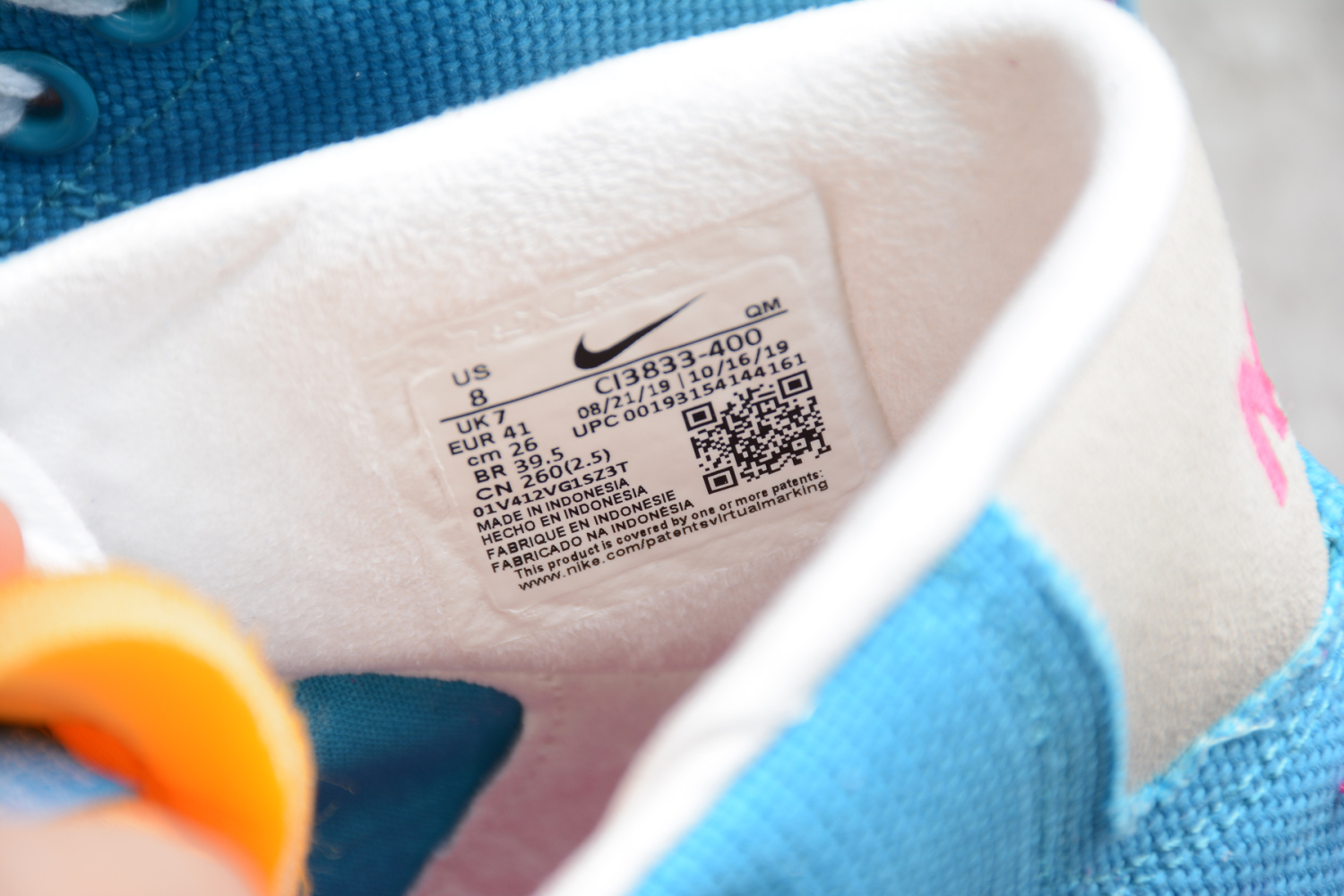 Nike SB Zoom Blazer Mid Edge Laser Blue Watermelon CI3833-400