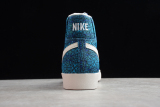 Nike Blazer Mid QS HH Blue Beige White Hook Casual Shoes AT4144-300
