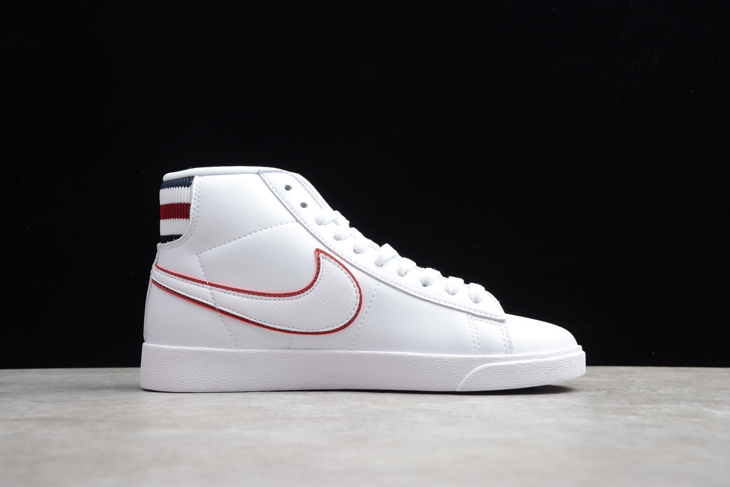 Nike Blazer Mid White Blackened Blue Red Crush (W) AV9375-109