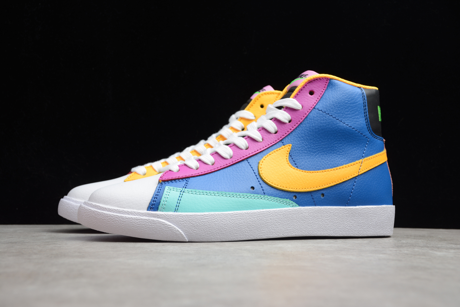 Nike SB Blazer Mid GS Aurora Purple Orange Blue Purple CZ9441-400