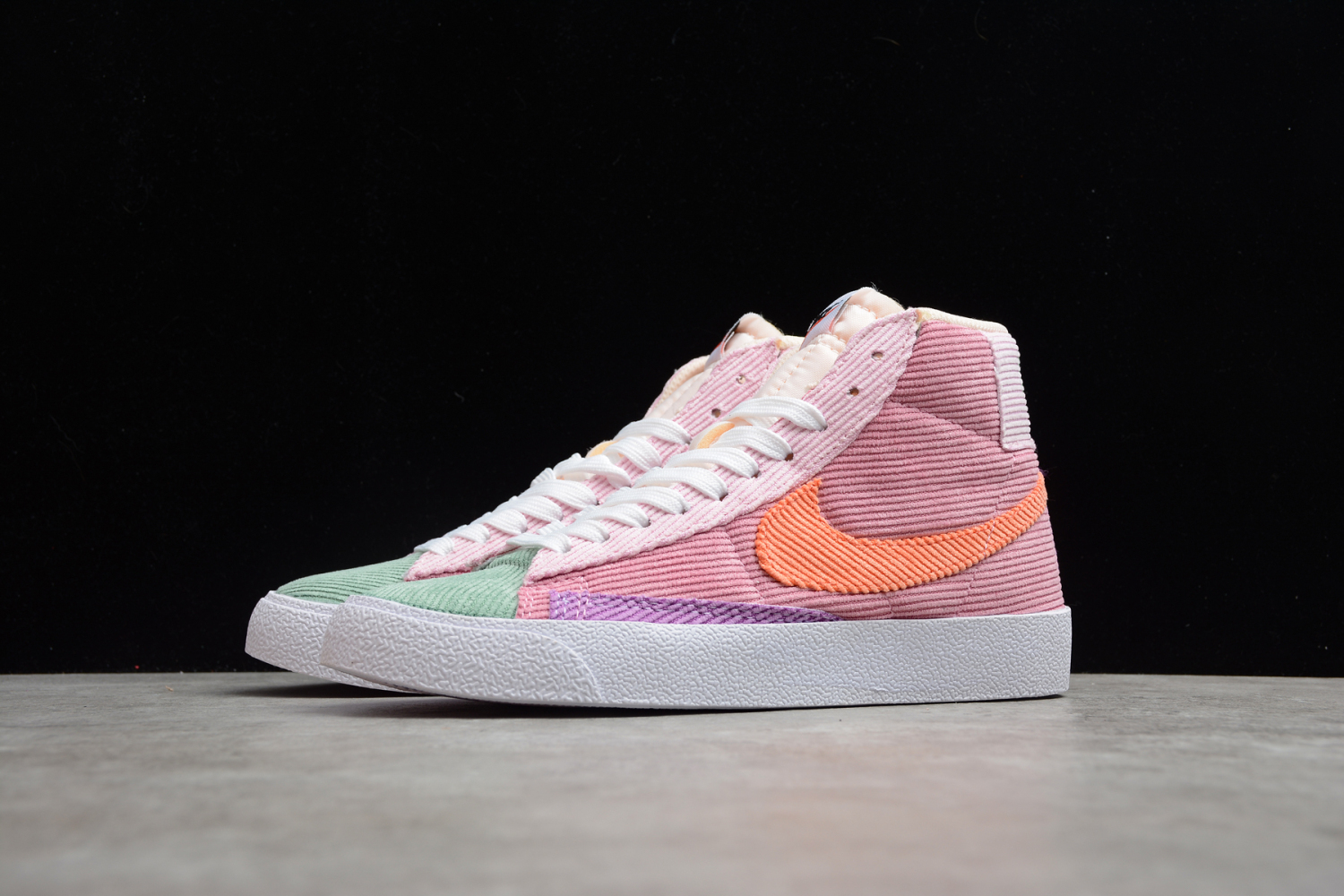 Nike Blazer Mid 77 VNTG Green Burgundy Orange CT0715-683