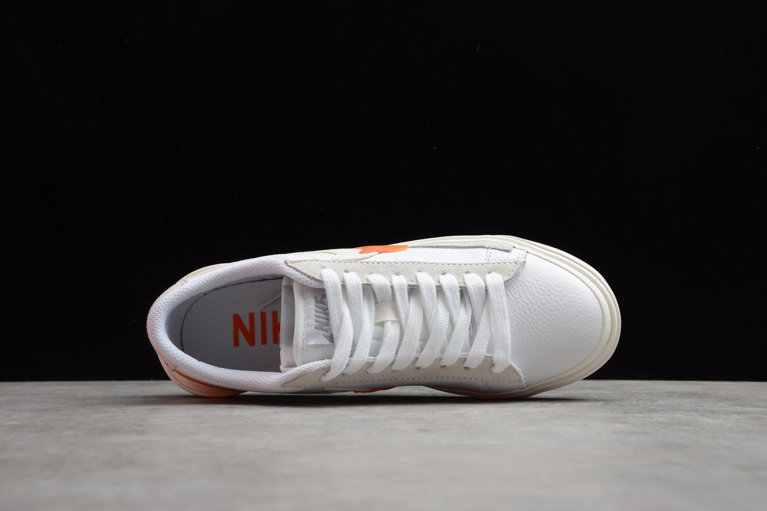 Nike SB Blazer Low x Sacai White Orange Varisity Grey BV0076-107