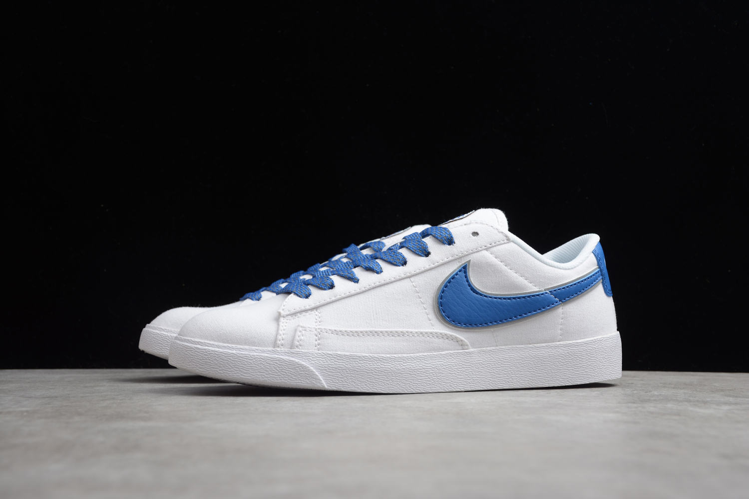 Nike SB Blazer Low LX White Blue Reflective Silver AV9371-413