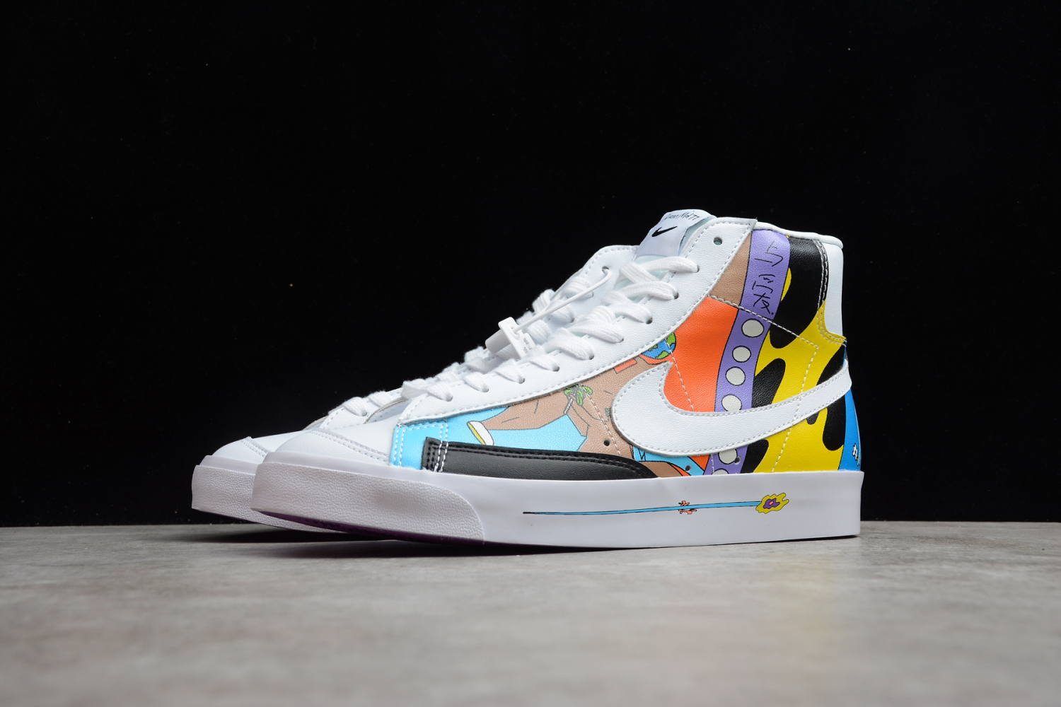 Nike Blazer Mid 77 Flyleather Ruohan Wang   CZ3775-900