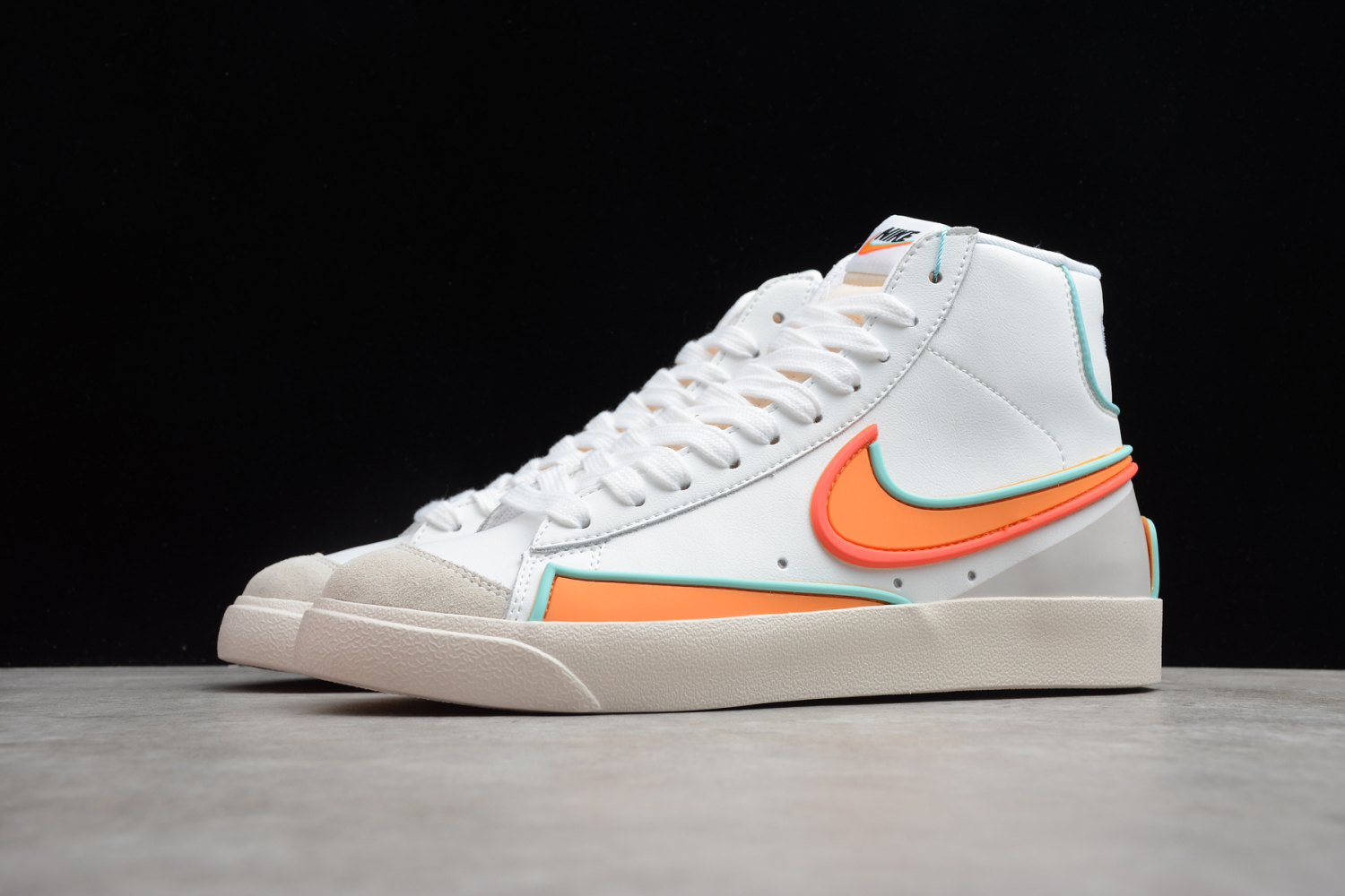 Nike SB Blazer Mid 77 VNTG Suede Mix White Color Drop Plastic 853503