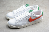 Stranger Things x Nike Blazer Low Hawkins High White Orange Red Casual Shoes 454471-100