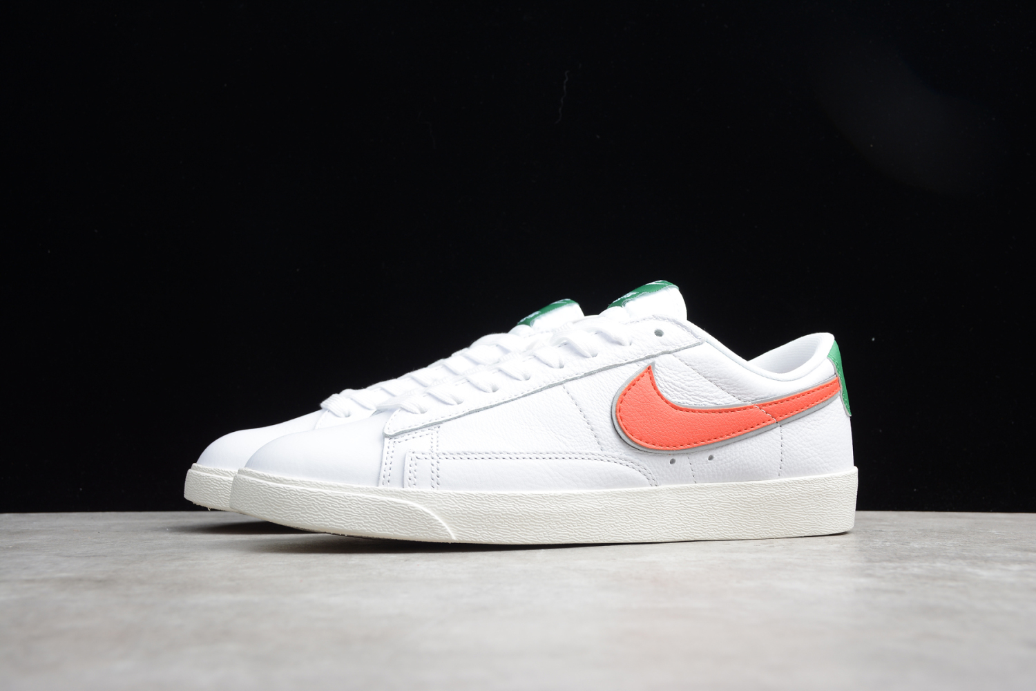 Stranger Things x Nike Blazer Low Hawkins High White Orange Red Casual Shoes 454471-100