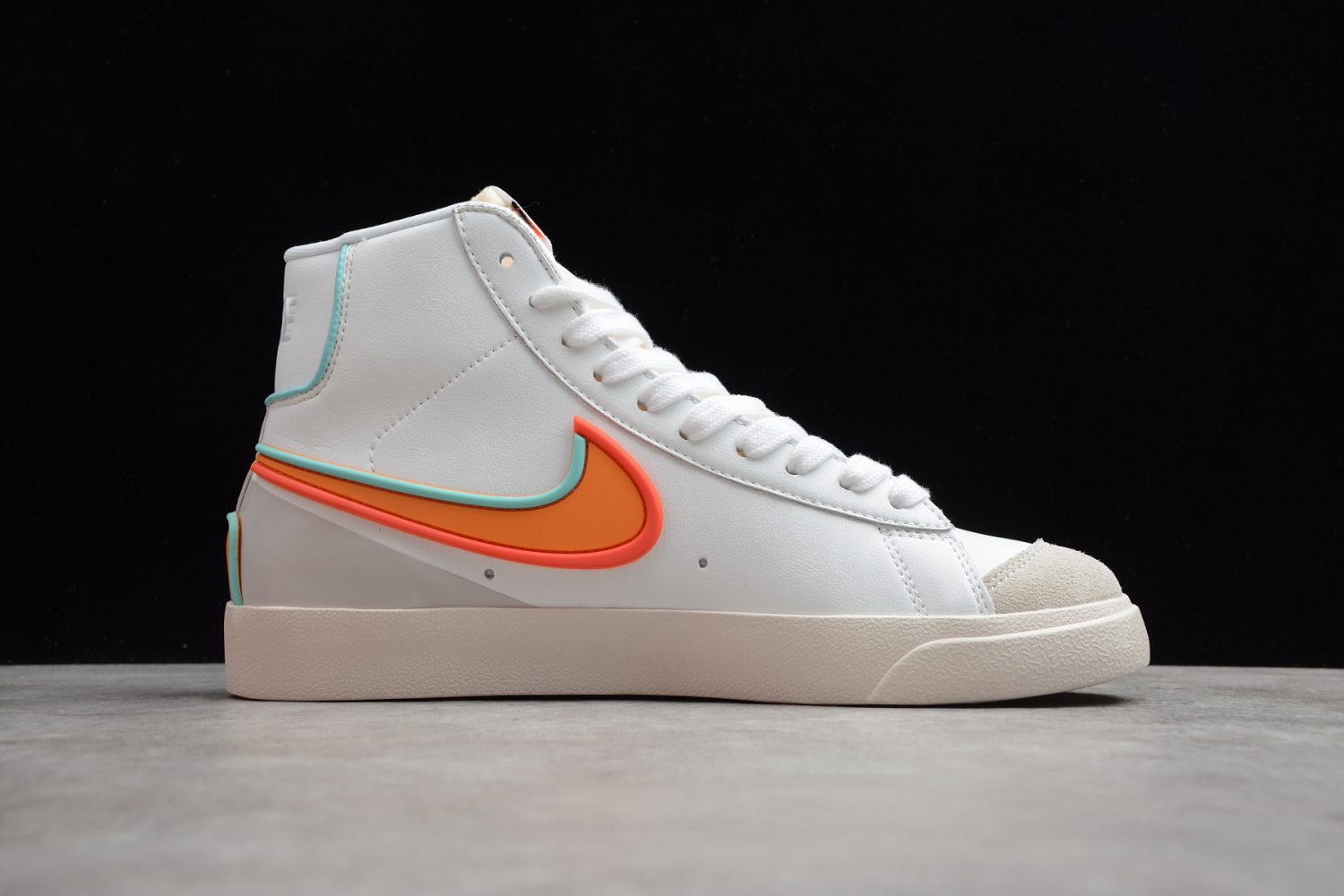 Nike SB Blazer Mid 77 VNTG Suede Mix White Color Drop Plastic 853503
