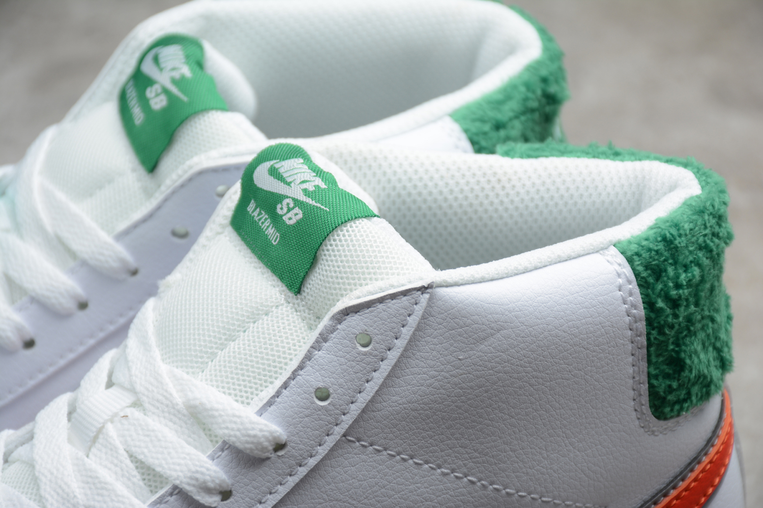 Nike SB Zoom Blazer Mid PRM White/Green-Orange CJ6983-103