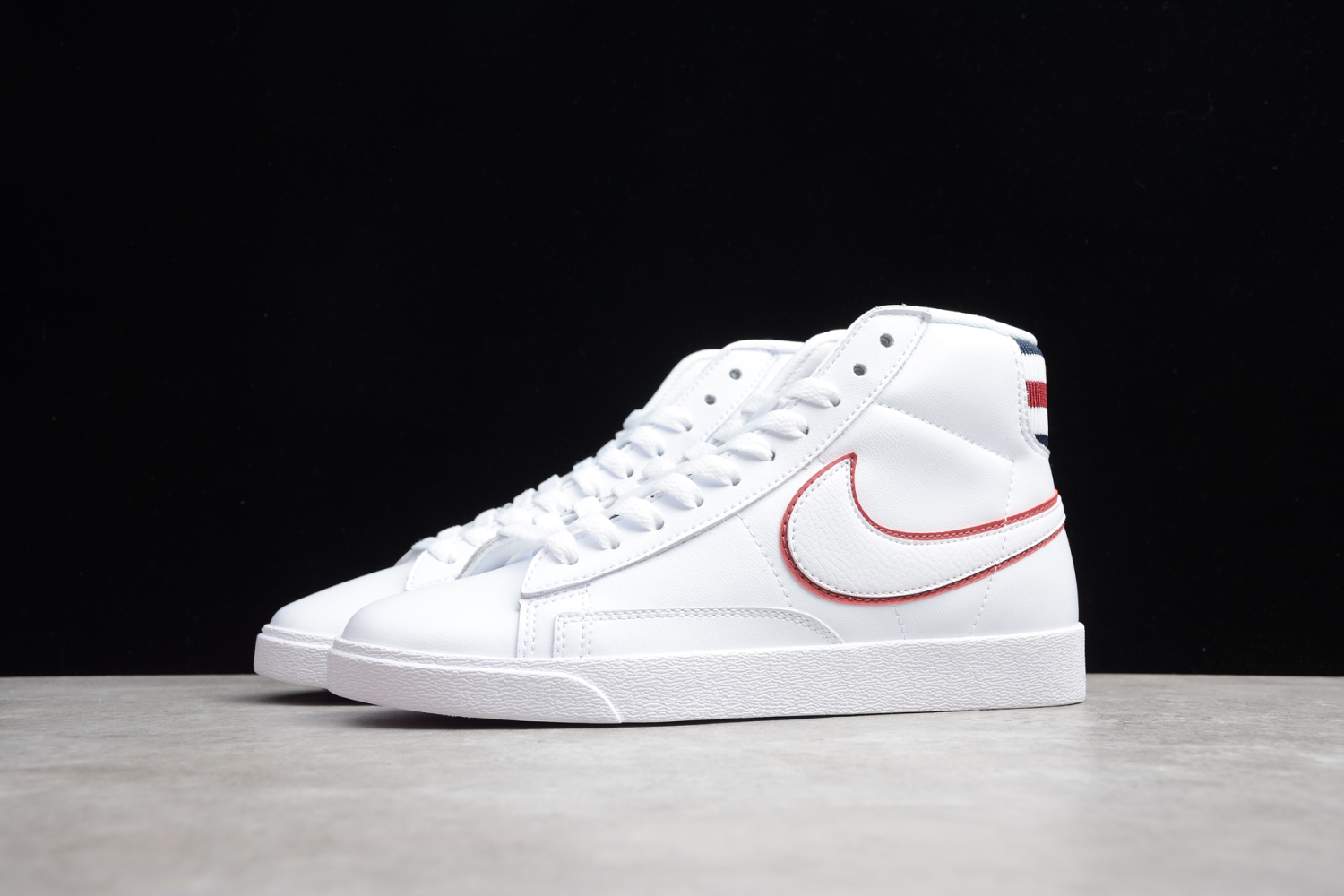 Nike Blazer Mid White Blackened Blue Red Crush (W) AV9375-109