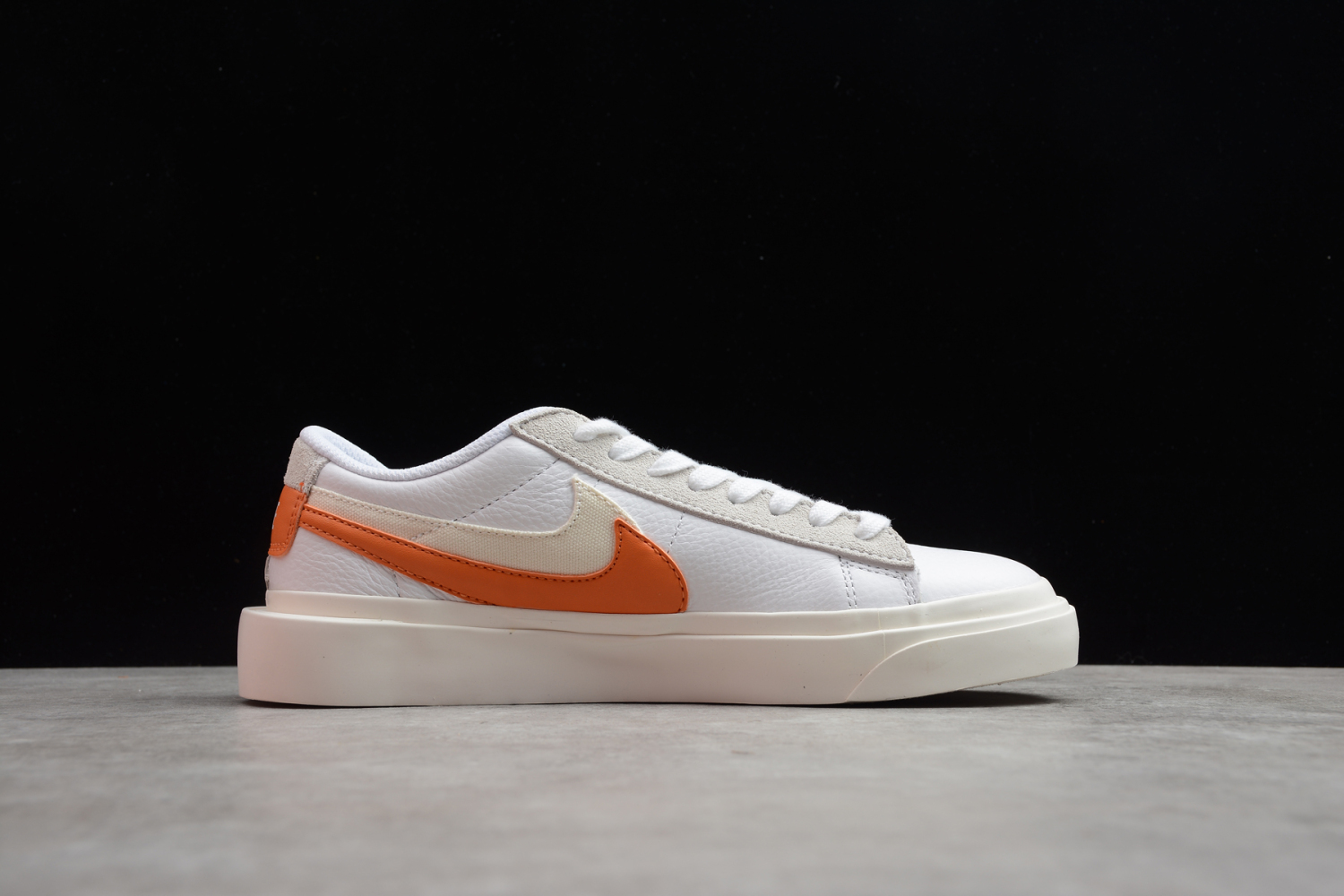 Nike SB Blazer Low x Sacai White Orange Varisity Grey BV0076-107