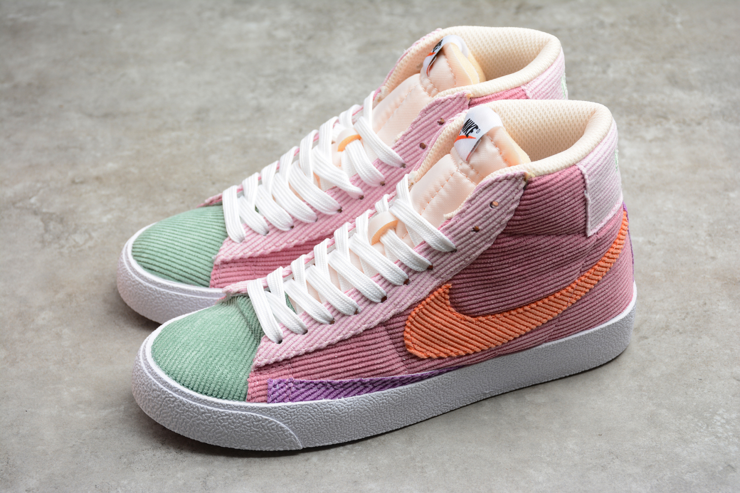 Nike Blazer Mid 77 VNTG Green Burgundy Orange CT0715-683